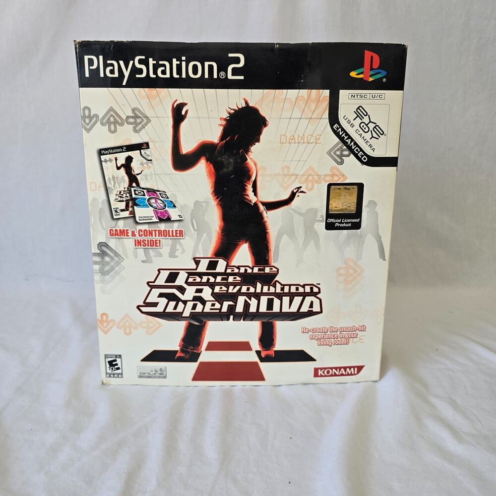 PlayStation 2 KONAMI Dance Dance Revolution SuperNova Controller Mat & Box Only